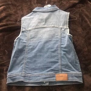 Zara girls jean vest